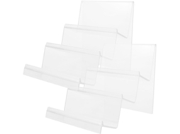Suporte Para Bolsas Em Acrílico Transparente, 2 Peças, 14cm De Largura, 3 Níveis, Organizador Para Bolsas E Joias