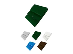 Toldo impermeável reforçado | Lona Multiuso | com ilhós | Selecione Verde Escuro tamanho 2X3M.