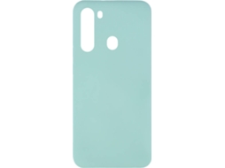 Capa Samsung Galaxy A21 SKYHE Silicone Líquido Verde Água