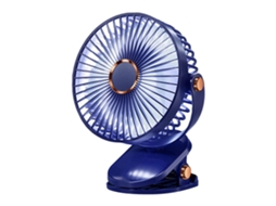 Mini Ventilador de Clipe com 5 Velocidades, Rotação de 720°, para Quarto, Camping, Mesa, Escritório, Usb, Portátil, Silencioso, Pessoal BRILVIBERA