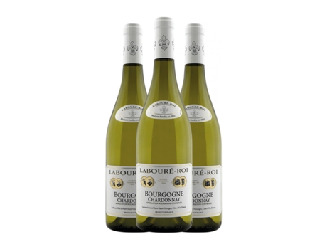 Vinho branco LABOURÉ-ROI Blanc Chardonnay Bourgogne (0.75 L - 3 Unidades)