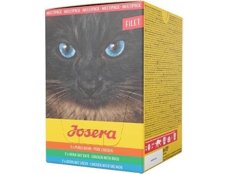 Alimento em filete para Gato Adulto JOSERA Multipack (Quantidade: Pack 6 x 70 g)