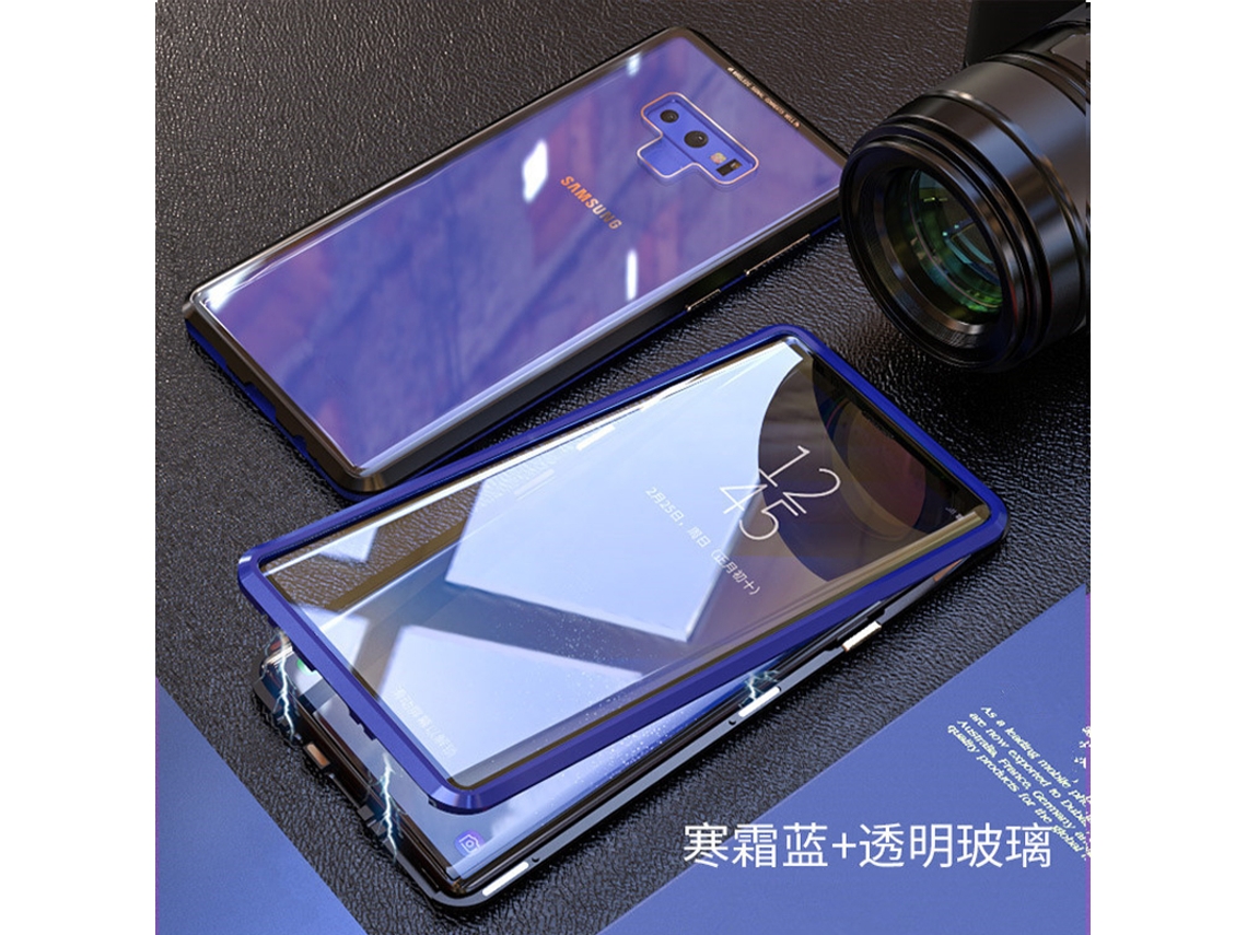 Capa de Telefone EOOCOO (magnet King Azul Transparente)