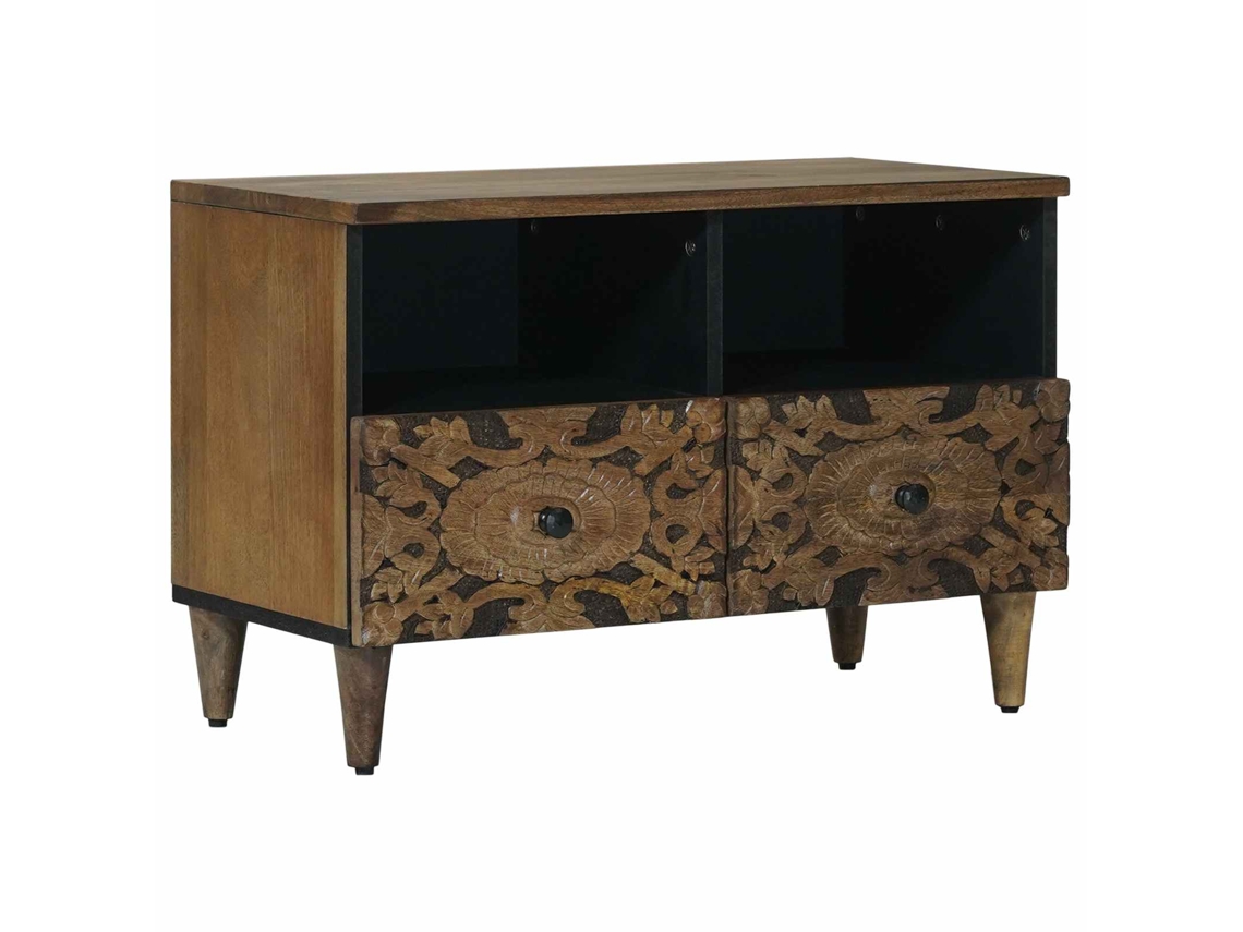 Vidaxl Gabinete Para Tv Castanho 70 X 33,5 X 46 Cm