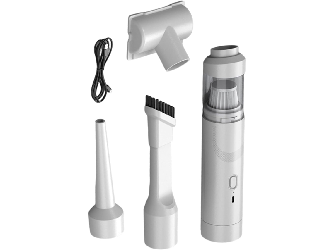 Aspirador De Pó Portátil Para Carro, 5, 5x 25cm, Recarregável, Sem Fio, 200w De Alta Potência, Dispositivo De Sucção