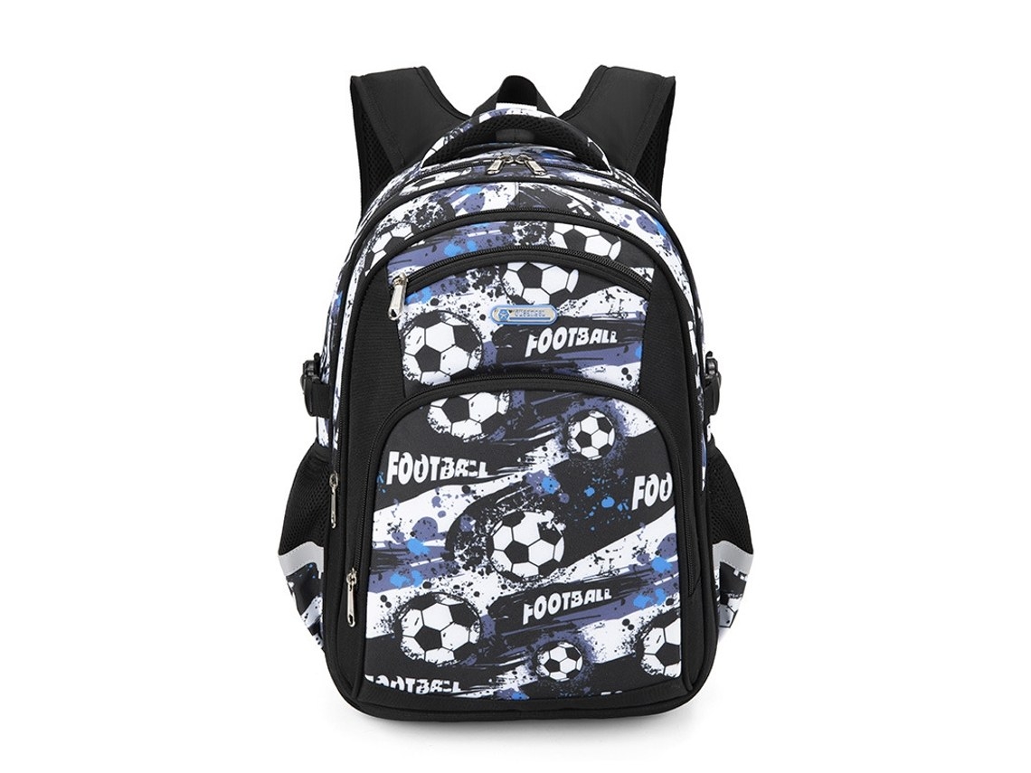 Zsanfs Mochila 17 Polegadas, Adequado Para Meninos E Meninas Do 3º Ao 6º Ano Preto
