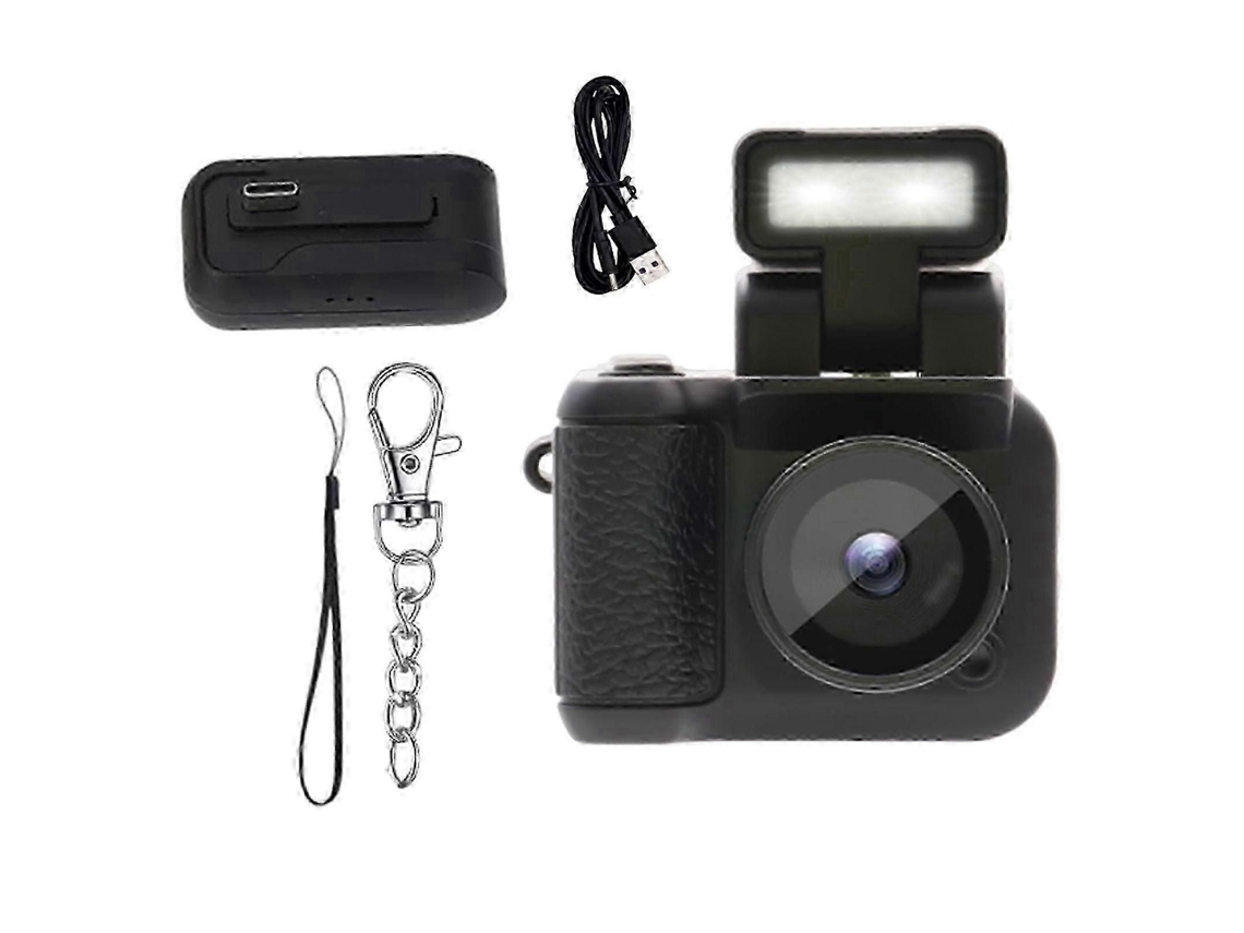 Mini Câmera Digital Retrô Snap 2025 De Bolso Com Flash Vintage