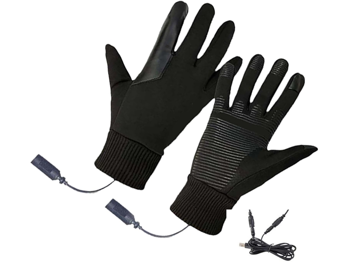 Luvas De Esqui Aquecidas, Luvas De Trabalho De Inverno À Prova Dágua Com Bateria, Equipamento Aquecido Para Snowboard, Preto Aquaforge