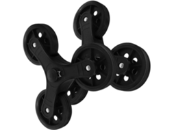 Conjunto Toyvian com 2 Rodas de Substituição para Carrinhos CHABERLU