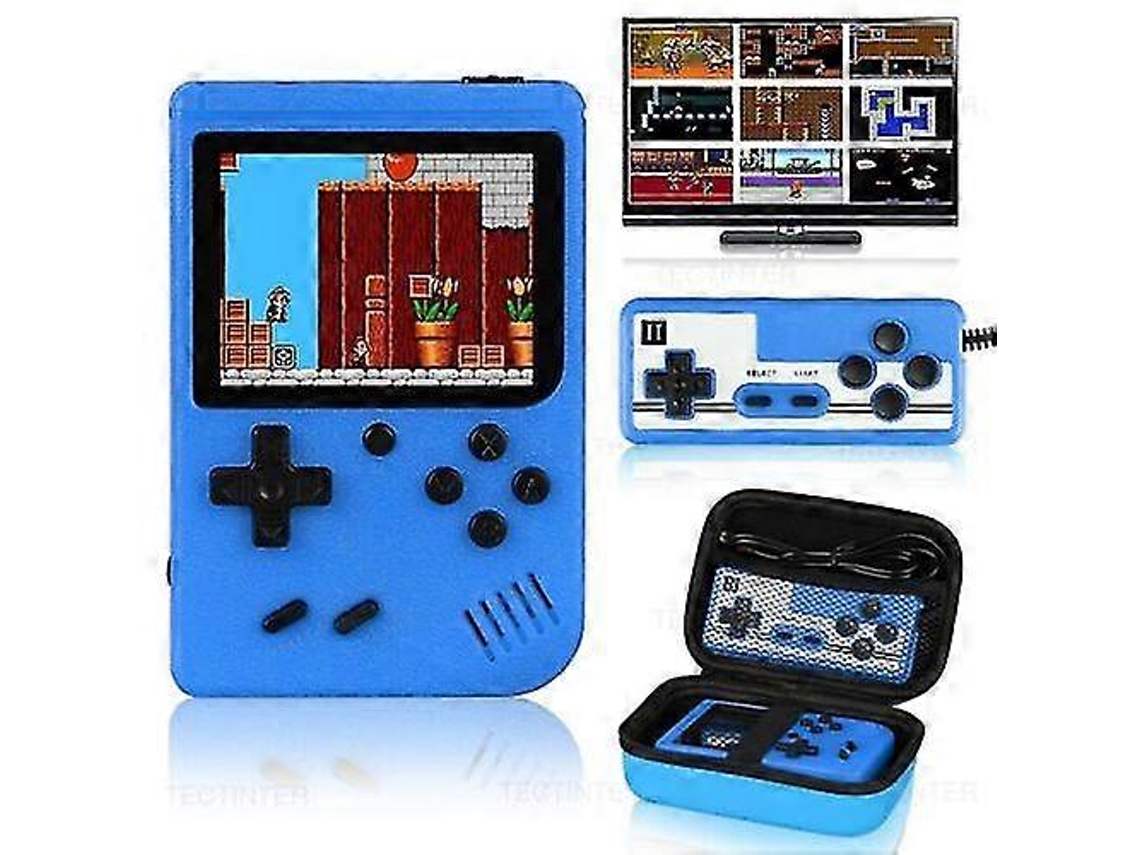 Mini Console De Videogame Retrô Portátil Com 400 Jogos Integrados De 8 Bits E 3,0 Polegadas Controle VONKELIOS