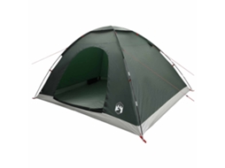 Conjunto 1 Barraca De Camping Vidaxl Verde Poliéster (335 X 275 X 180 Cm)