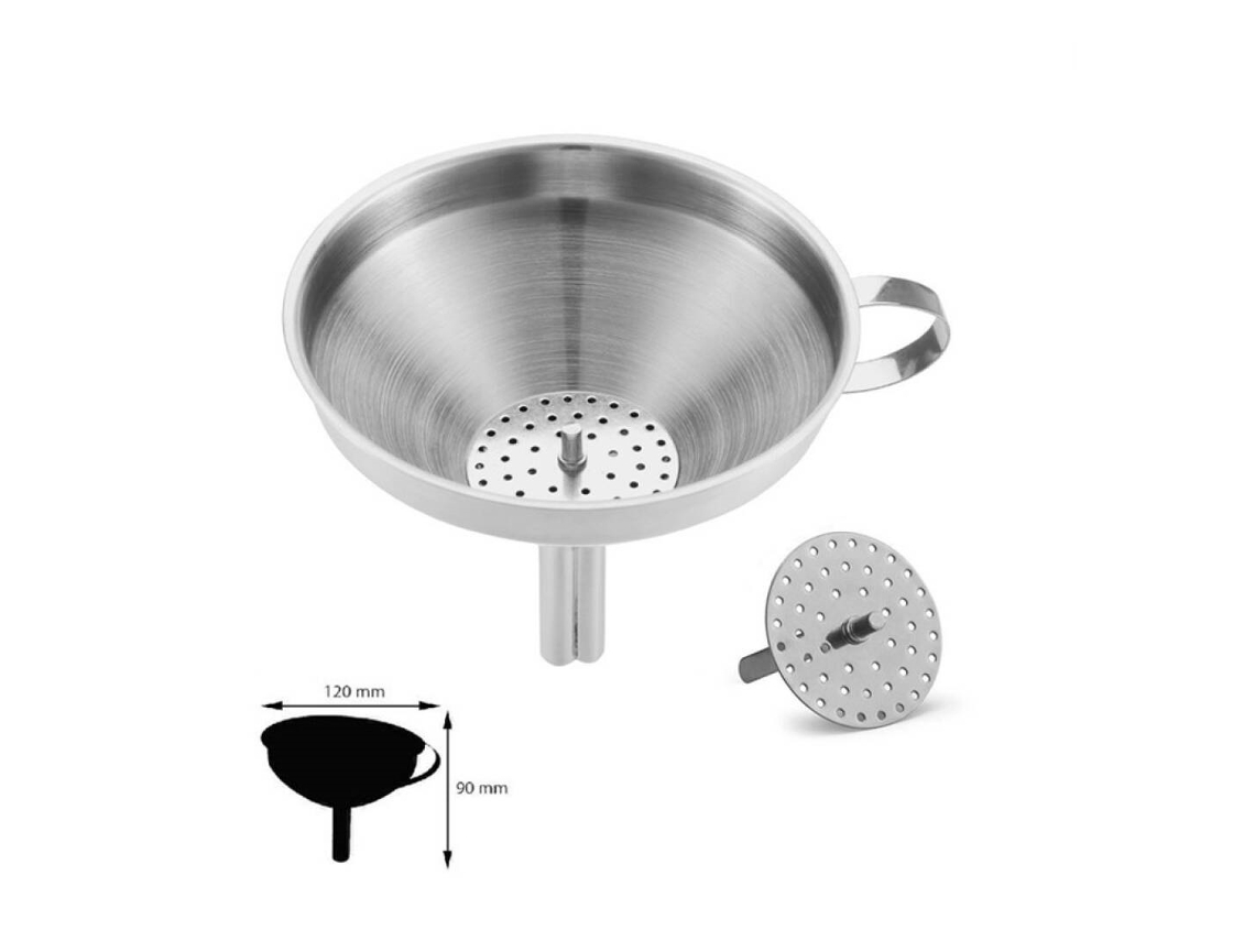 Funil UTILINOX (Inox - 10 x 10 x 2)