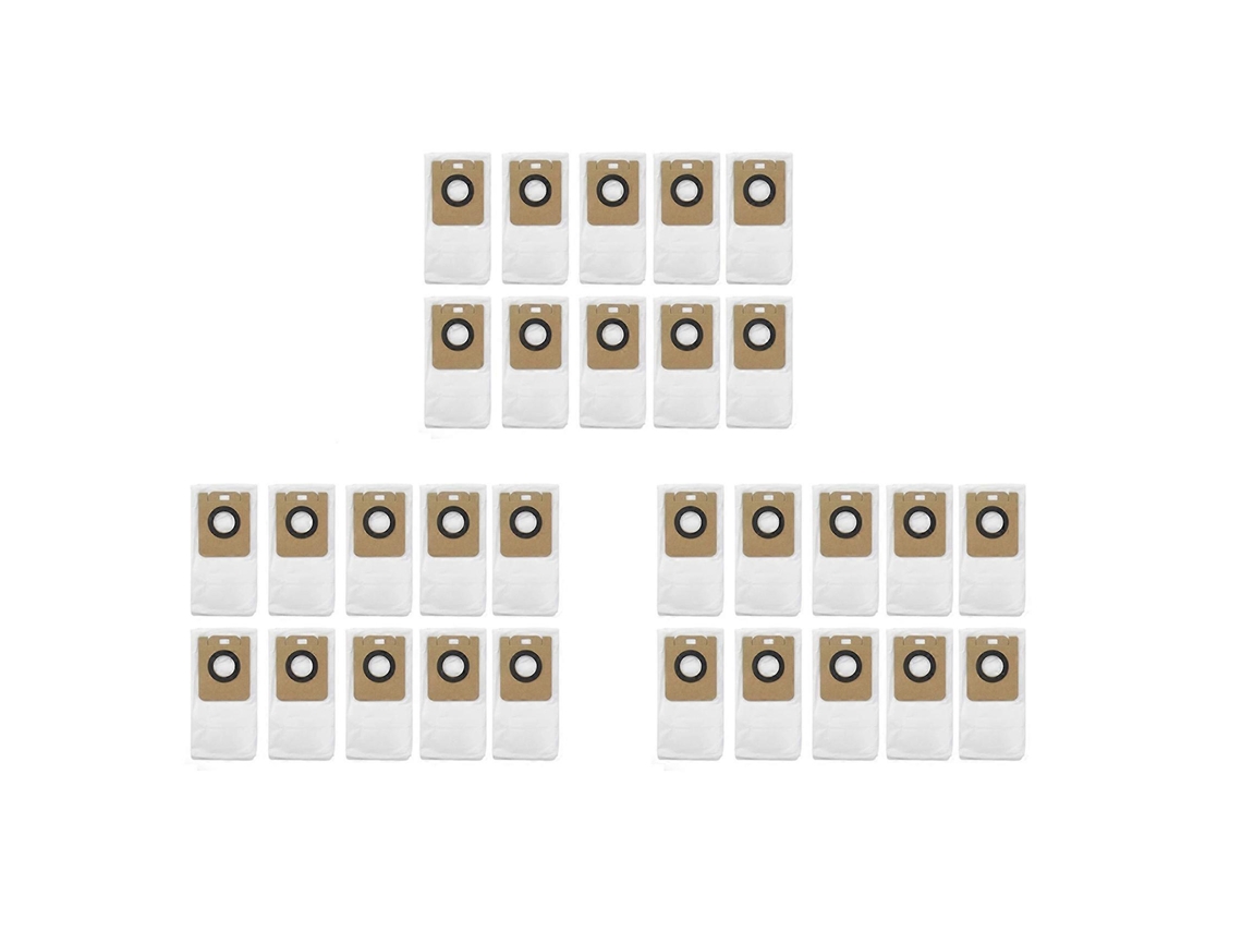 Conjunto De 30 Sacos De Pó Para Aspirador De Pó Xiaomi Dreame Bot D10 Plus Rls3d - Peças De Reposição E Acessórios_ozo
