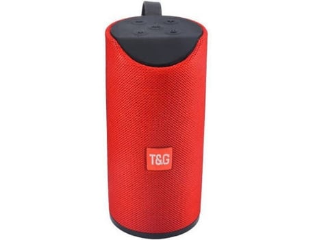 Coluna Bluetooth RITTEREC TG113 (Vermelho - 10 W - Alcance: até 10 m)