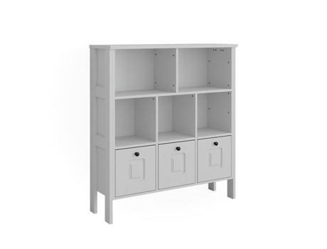 Prateleira infantil Ajaton, 103,6x113,4cm, Branca, VITALISPA