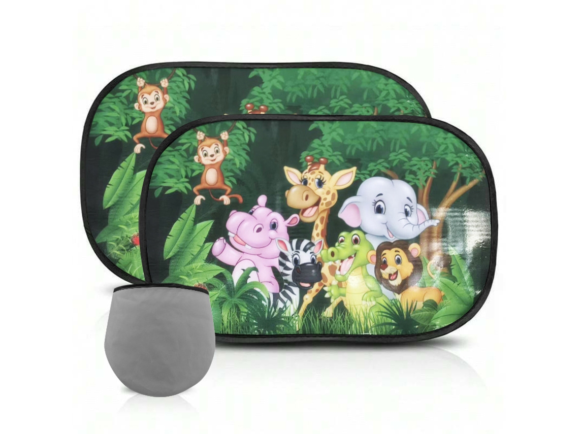 Protetor Solar Infantil para Carro HENTEN HOME 51 X 31 Cm Proteção Contra Sol e Calor 2pc