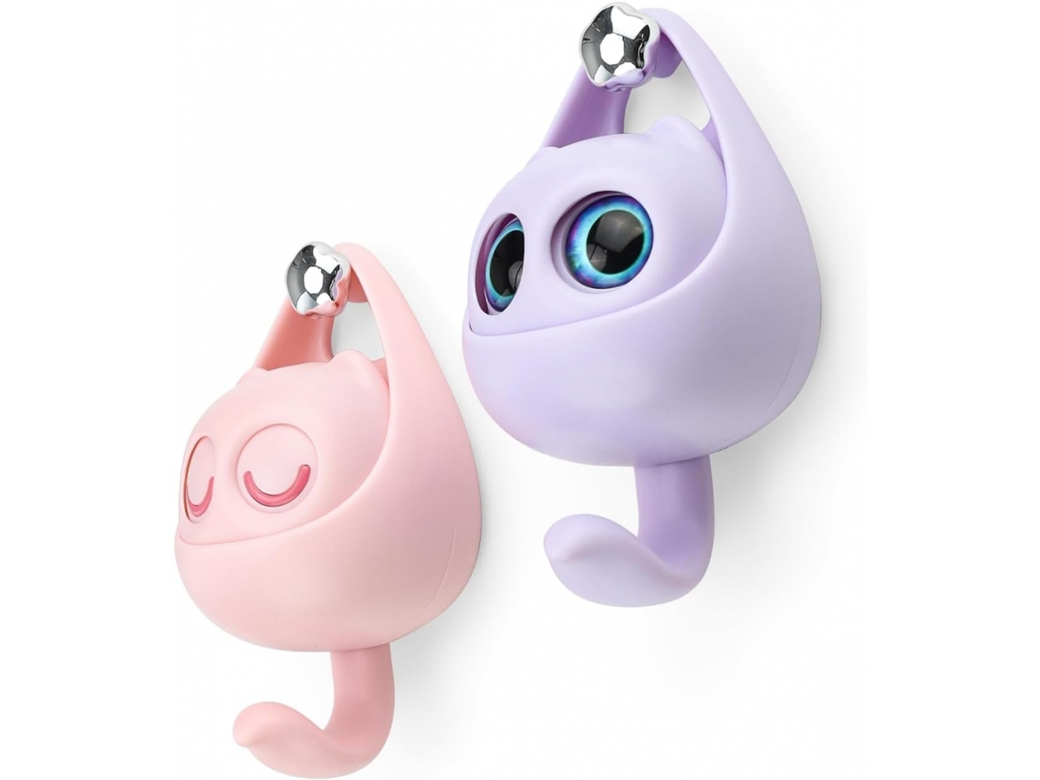 Gancho De Parede Sem Furos, 2 Peças, Gancho Infantil Para Casacos, Ganchos E Ganchos Para Roupa Para Casa, Ganchos Com Luzes, Gancho Fofo De Gato, Etc