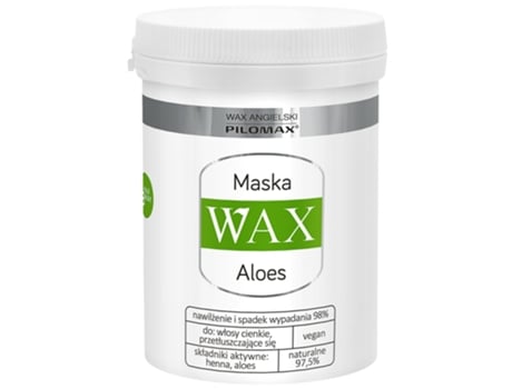 Máscara Clássica De Aloe Vera Para Cabelos Finos, 240 Ml Pilomax