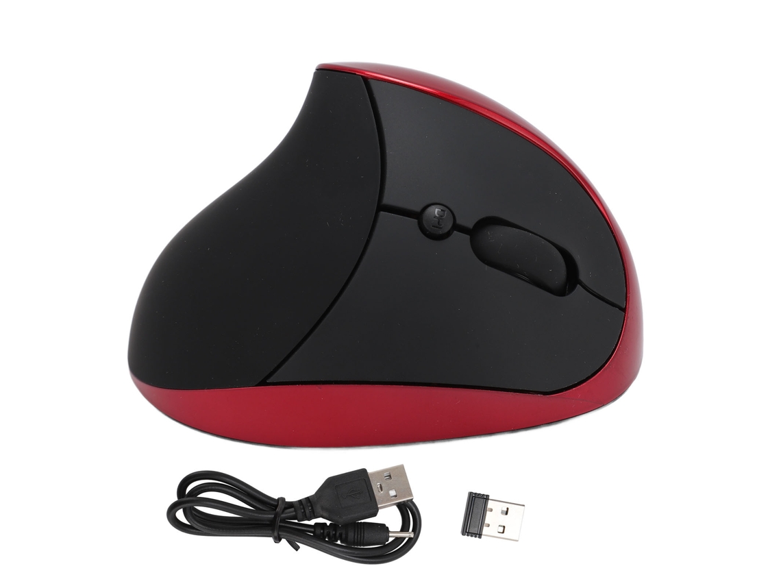Rato Vertical Sem Fio Ergonômico Para Mão Direita