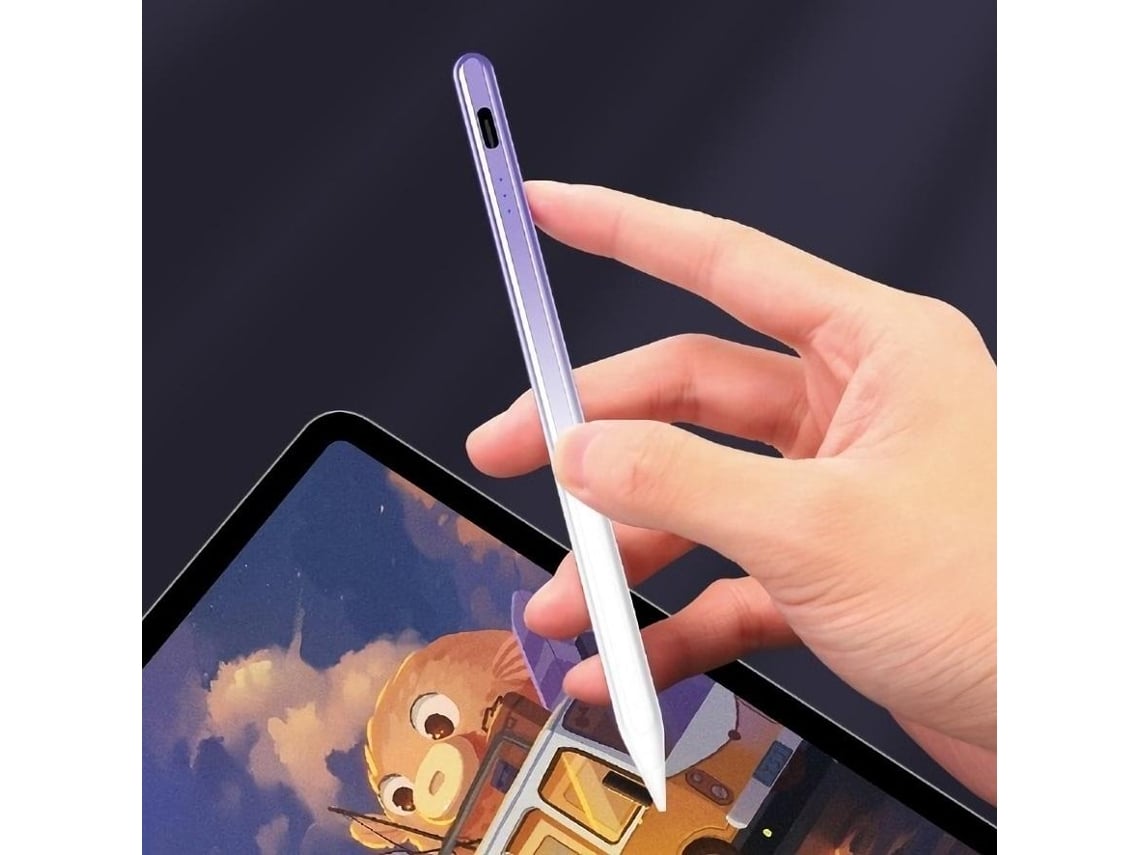 Caneta Capacitiva Universal Para Tablet E Celular, Tela Tática Para Desenho Sfushos (roxo Névoa Gelo, Versão Universal)