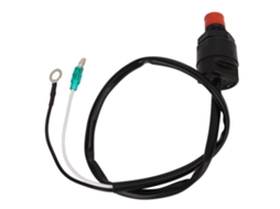 Interruptor De Parada De Motor De Popa Marinho Compacto Abs 50cm Para T15 F2.5 F4 F5 F6