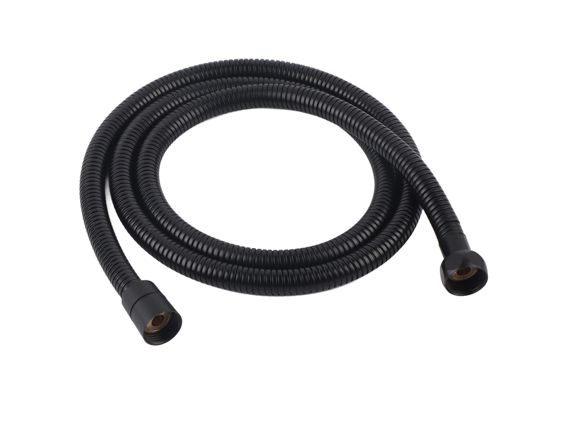 Mangueira Flexível Ducha Aço Inoxidável 59 G1/2 Preta
