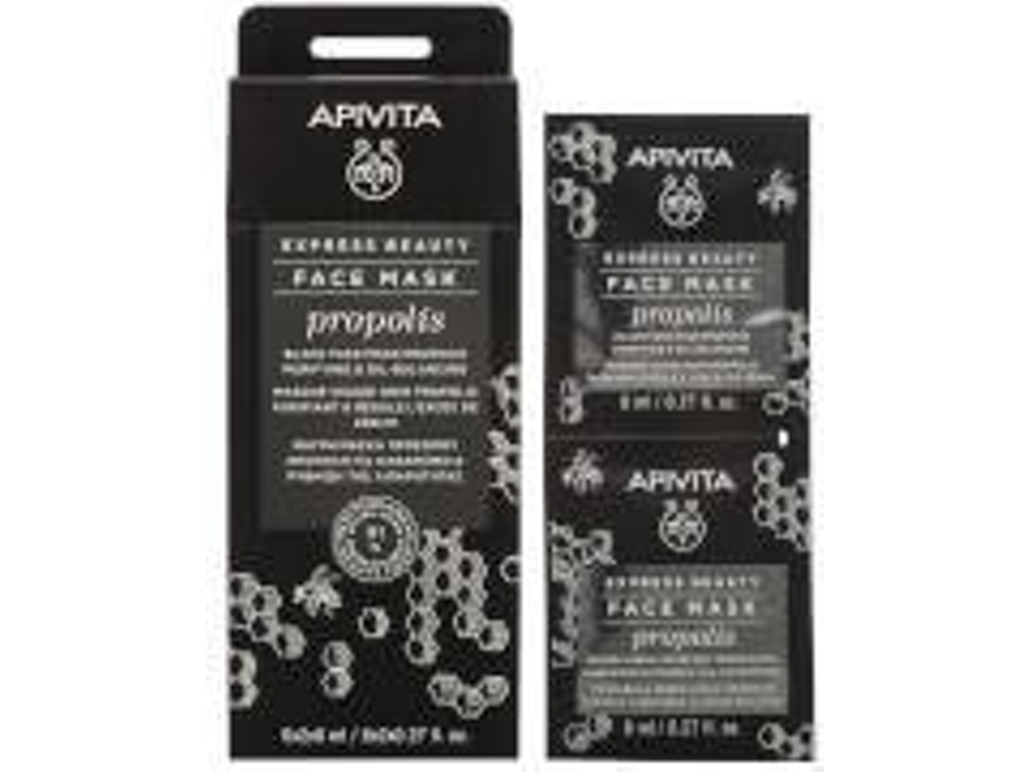 Máscara de Rosto APIVITA Express Beauty Face Mask With Propolis (6x(2x8 ml))