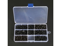 340 Parafusos Autoatarraxantes Para Chapa Metálica Em Aço Inoxidável Carbono Preto -aquaforge