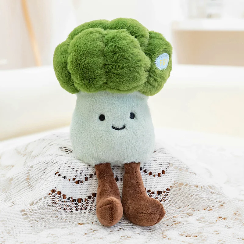(brócolis, Aproximadamente 15-20 Cm) Brinquedo De Pelúcia Em Formato De Vegetal De Desenho Animado.