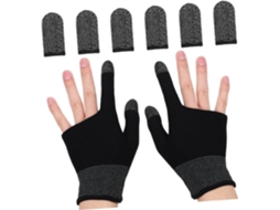 Lurelia Dedeiras Gaming Para Ecrã Tátil Cobre, Nylon, Respirável, Sensível Ao Toque, Condutor, Para Gaming Móvel E Ecrãs Táteis
