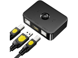 Hub De Compartilhamento Impressora Usb, Seletor Computador, Estação