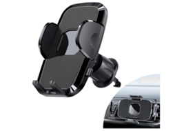 Suporte Carro Clipe Ventilação Preto