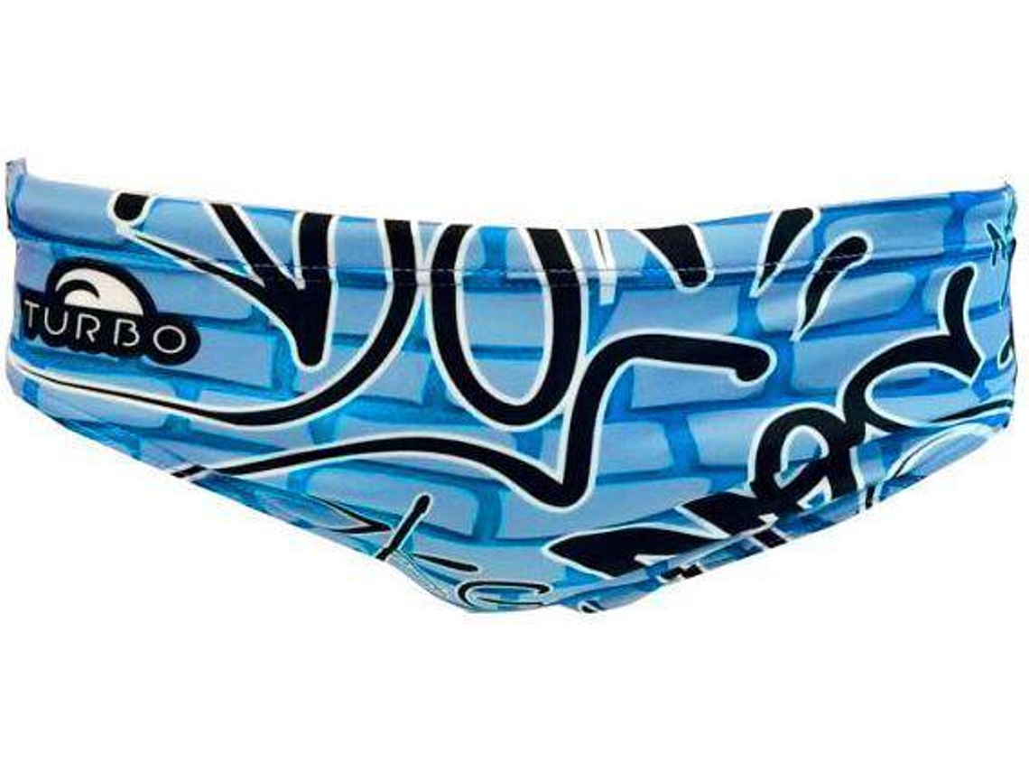 Slips para Homem TURBO City Azul para Natação (M)