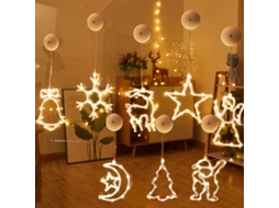 Luzes de Decoração de Natal Led Operadas Por Bateria Várias Formas NEVEANCE