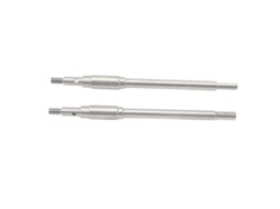 Mali 2pcs Eixo de Eixo Traseiro de Aço Inoxidável para Carro Rc Fms 1/10 Explorer Mashigan Atlas Dachi e Outros Peças de Rc Prata