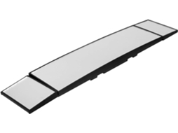 Espelho Retrovisor Auxiliar Para Carro, Preto, Abs E Vidro, Elimina Ponto Cego.