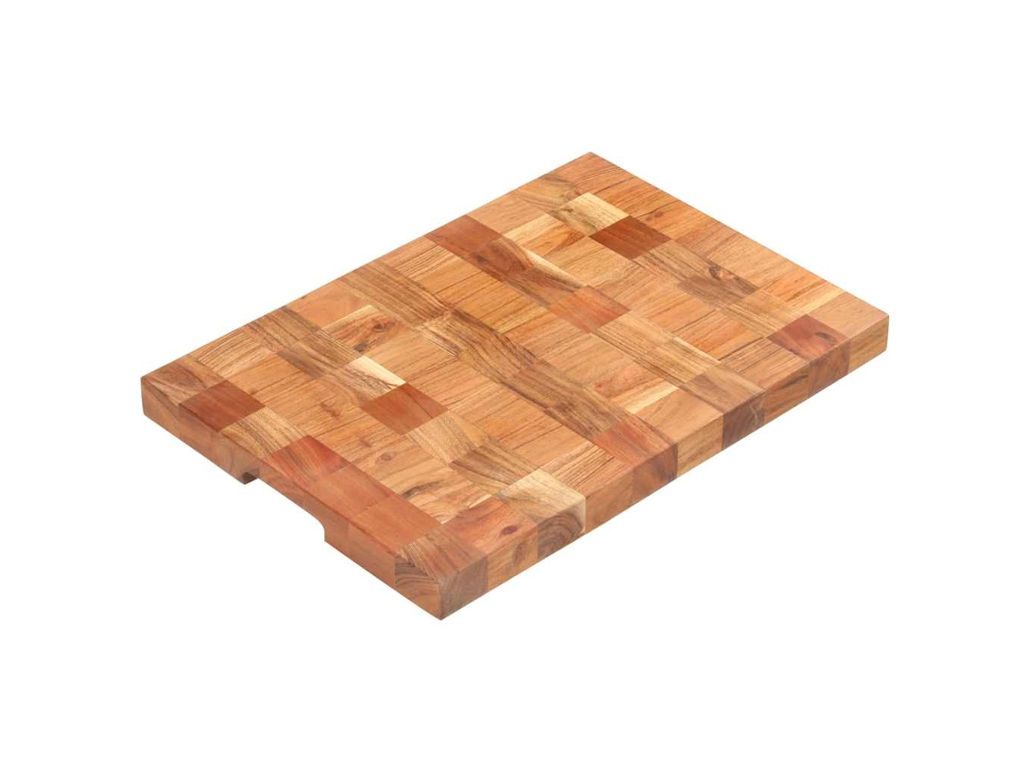 Vidaxl Tábua De Cortar 50x34x3,8 Cm Madeira De Acácia Maciça