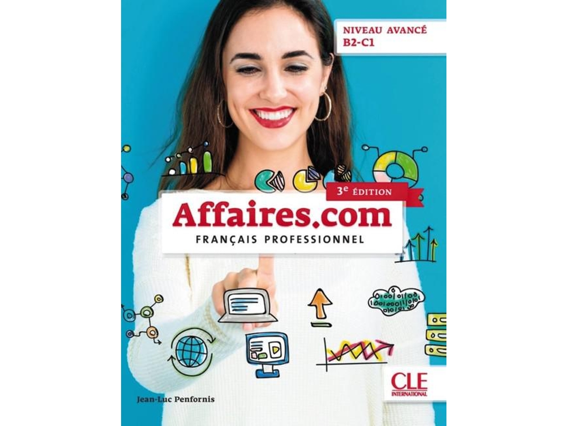 Livro Affaires.com B2-C1 élève DVD 3ème édition de Jean-Luc Penfornis (Francês)
