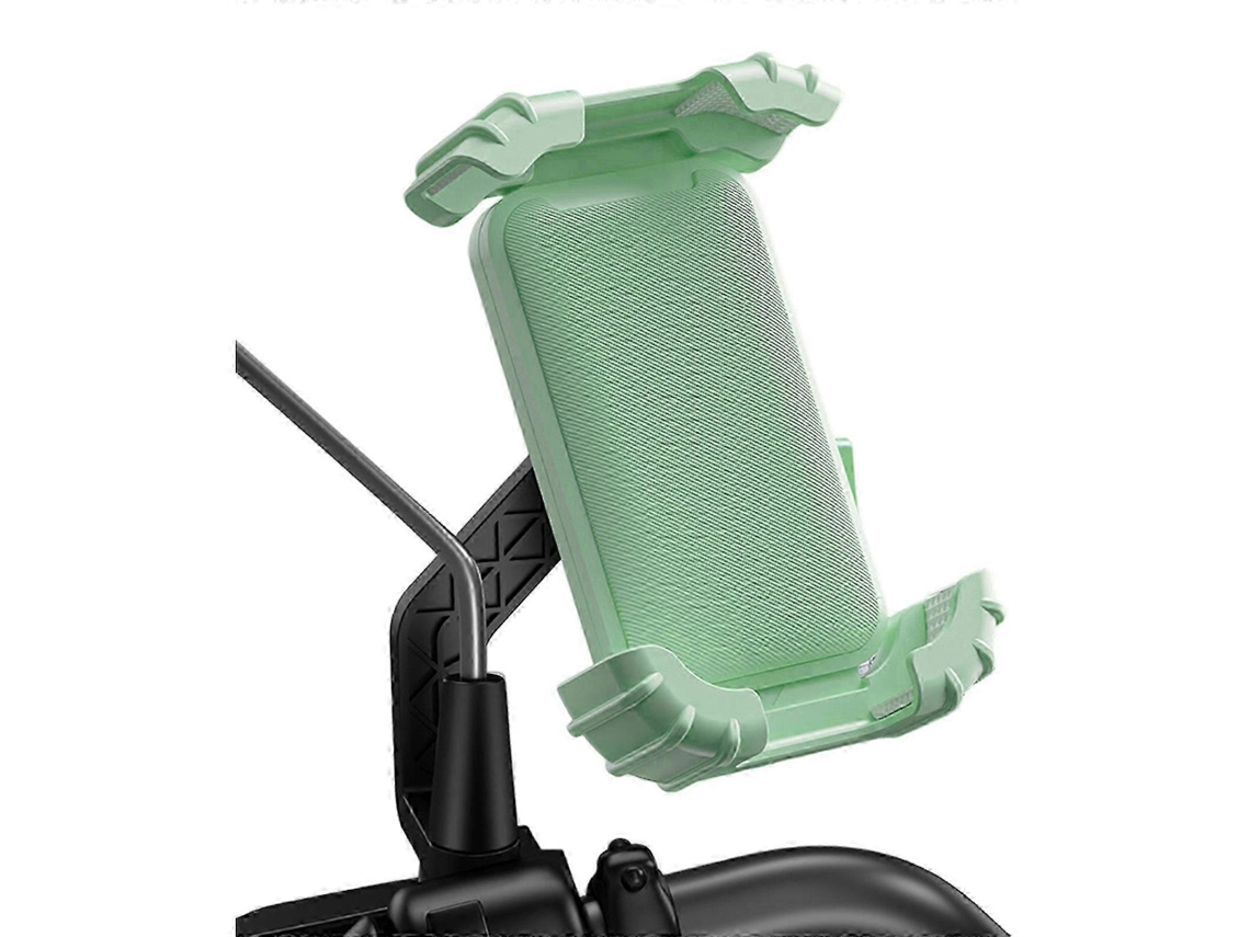 Suporte Celular Moto, Suporte Guidão Celular Para Moto 4.7-7.2 Polegadas, Presilha Telefone Scooter Verde
