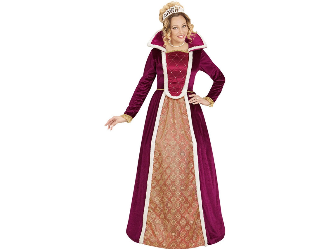 Fato de Mulher WIDMANN Rainha Real com Gola Alta (Tam.: S)