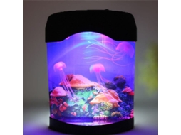 Lampada De Aquario Usb Mini Led Com Mudanca De Cor E Timer Para Criancas Sem Agua Bateria Ou Usb