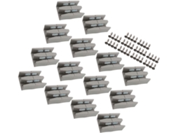 Conjunto De 10 Peças Ferragens Plásticas Coheali Para Portas Correr, Com Design Antiderrapante E Fácil Instalação Ideal