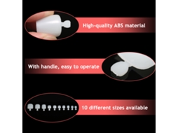 100 Unhas Falsas Curtas Redondas De Cobertura Completa Com Cola Para Manicure Gel Diy Uv Para Mulheres E Meninas