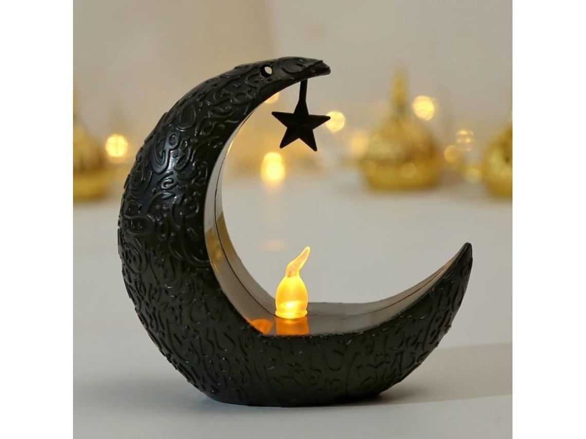 Castiçal Decoração De Mesa Castiçal Decorativo Para Natal Churrasco Dia Dos Namorados Dia Das Mães Ramadã-preto*