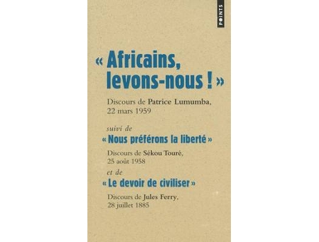 Livro les grands discours/le colonialisme/lumumba/sekou toure/jules ferry de collectif (francês)
