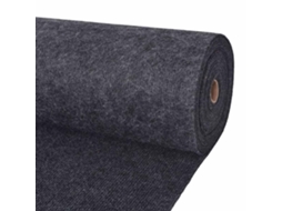 Conjunto 1 Tapete Runner Vidaxl Antracite Poliéster (1,2 X 10 M)