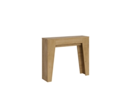 Mesa Consola Extensível 90X25/181Cm Narrow Carvalho Natural
