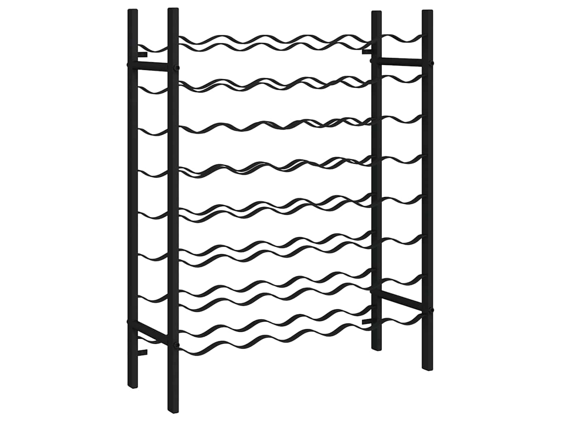 Garrafeira para 48 Garrafas Metal Preto MAISON EXCLUSIVE