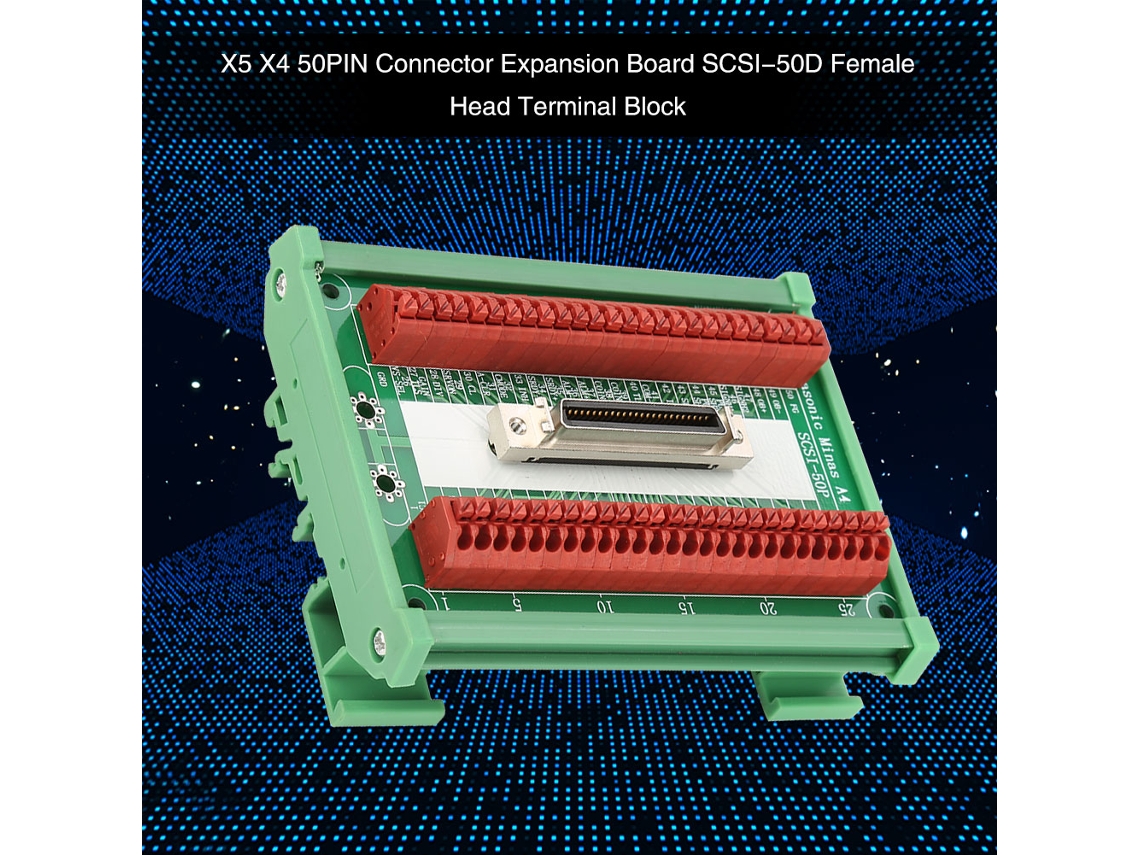 Laxiscreed Placa De Expansão Com Conexão Scsi De 50 Pinos E Adaptador X5