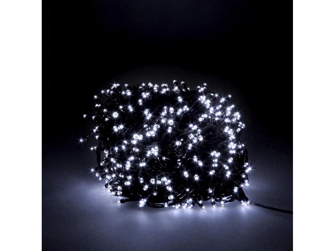 Grinalda de Luzes de Natal 1000 leds cor Branco Frio. Interior e Exterior ip44